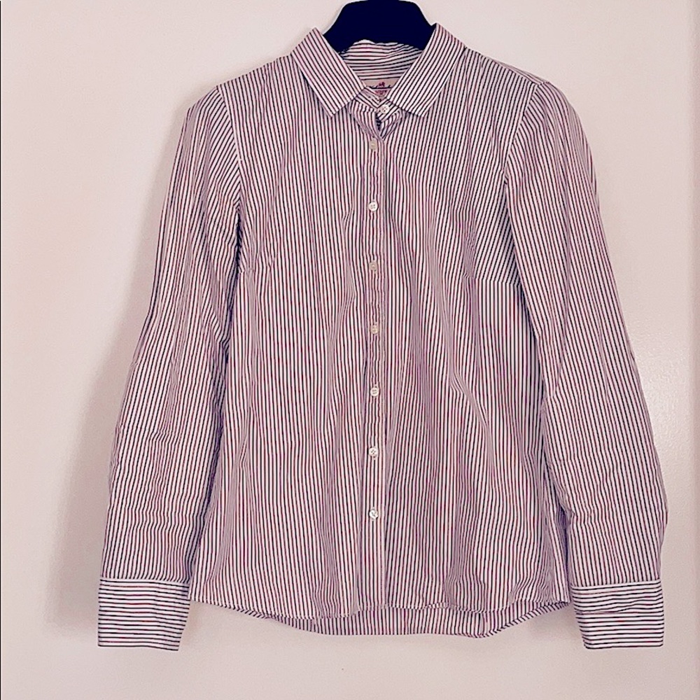 J. Crew Striped Button Up Size Small